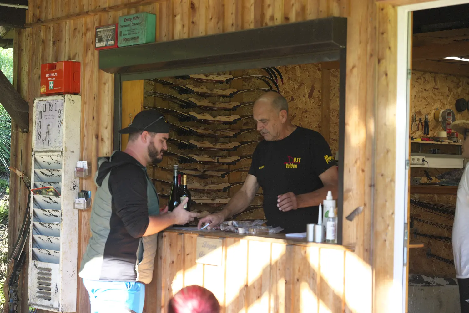 Reges Treiben am Schießstand